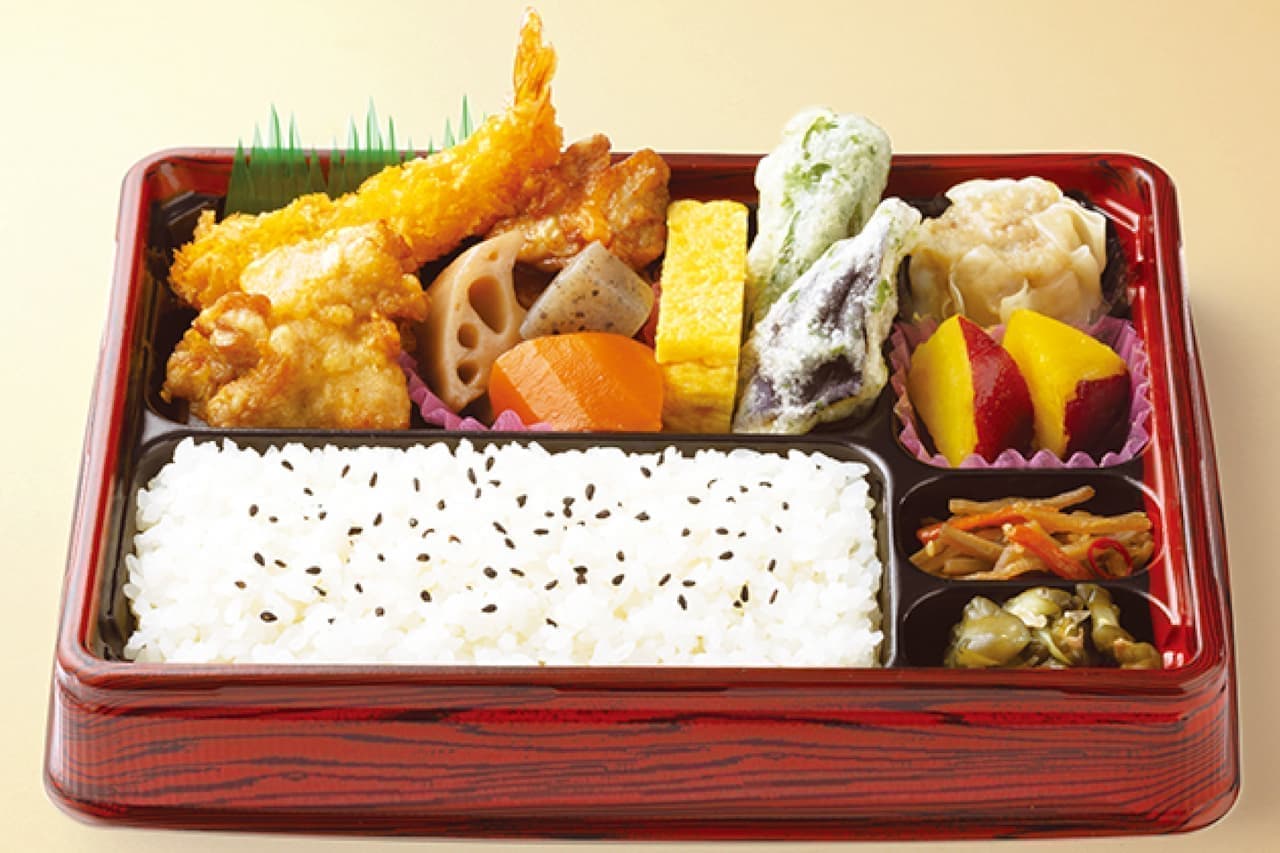 Origin Bento "Colored Makunouchi" and "Shio Koji Grilled Salmon Colored Makunouchi".