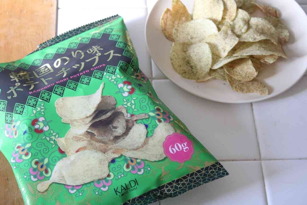 KALDI Korean Seaweed Flavored Potato Chips