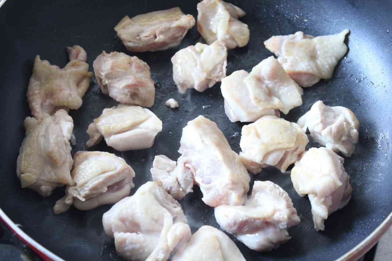 鶏肉と白菜の和風クリーム煮