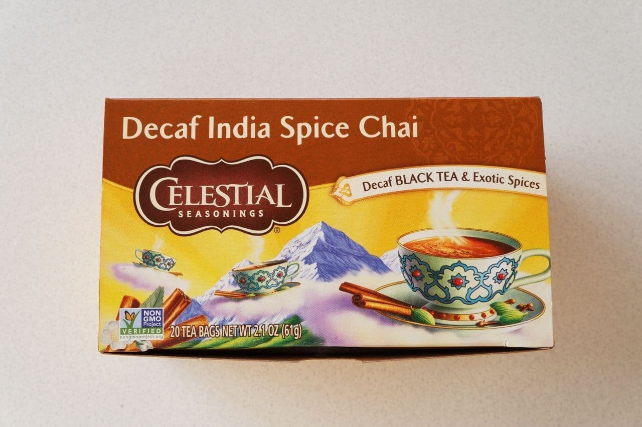 CELETIAL SEASONINGS "Decaffeinated India Spiced Chai"