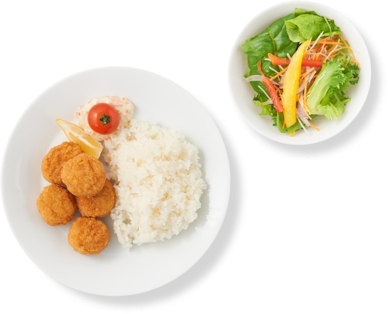 IKEA "New Life Support One-Coin Set Plant-Based Fried Plate with Salad"