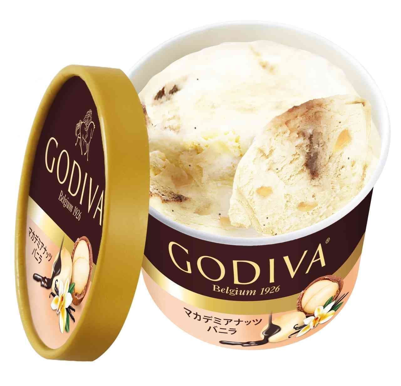Godiva Cup Ice Cream "Macadamia Nut Vanilla