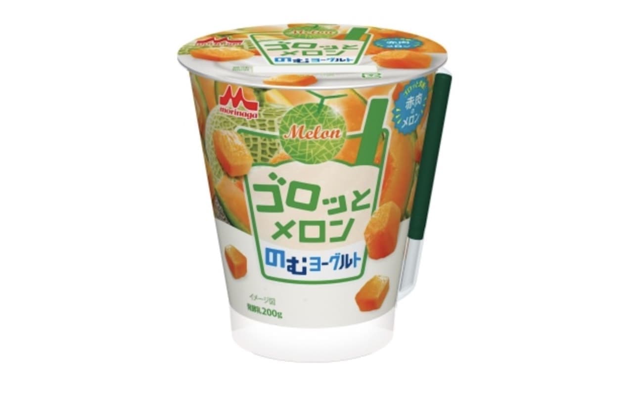 Gorotto Melon Nomu Yogurt" from Morinaga Milk Industry Co.