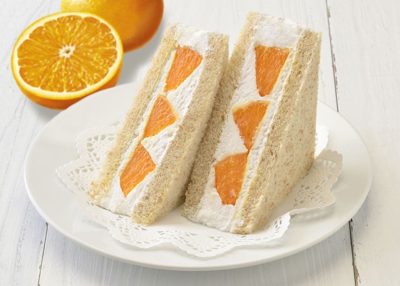 Ginza KOJI CORNER "Fruit Sandwich with Kiyomi Orange from Ehime Prefecture