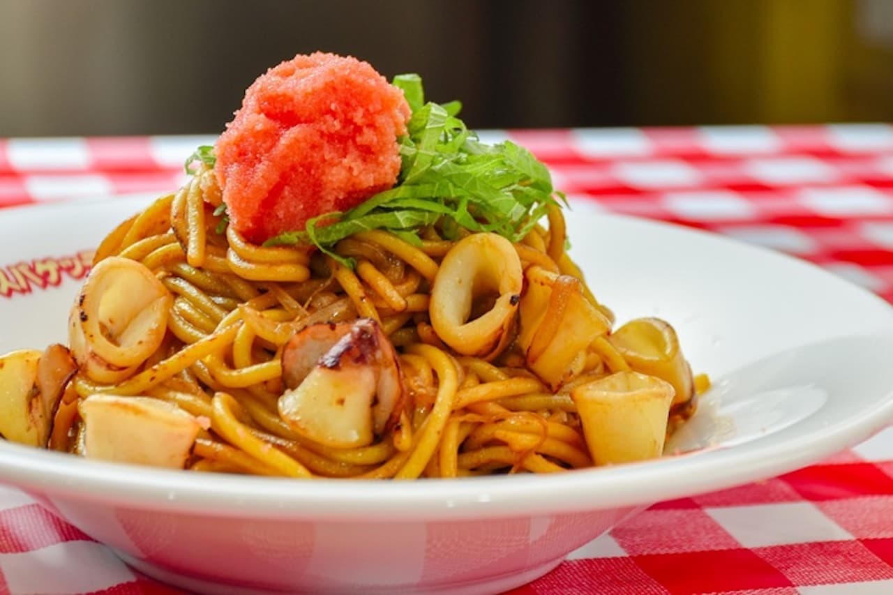 Spaghetti Pancho "Butter and Soy Sauce Spaghetti with Squid and Cod
