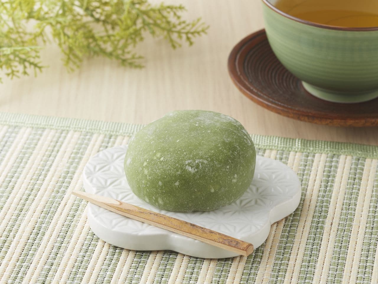 Ministop "Daifuku with thick green tea cream