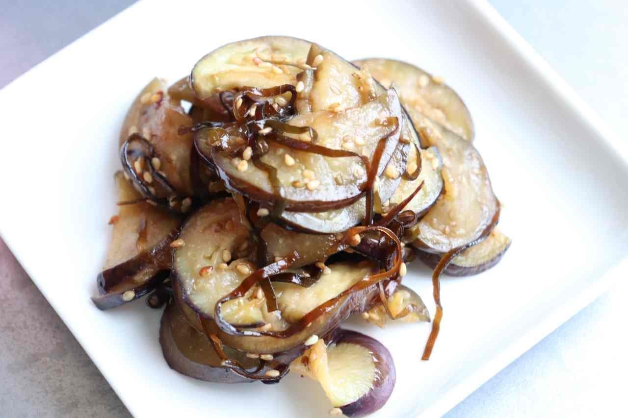 Recipe for "Fried Eggplant with Salted Kelp