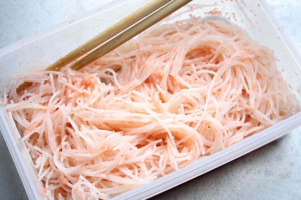 Vermicelli with mentaiko mayo