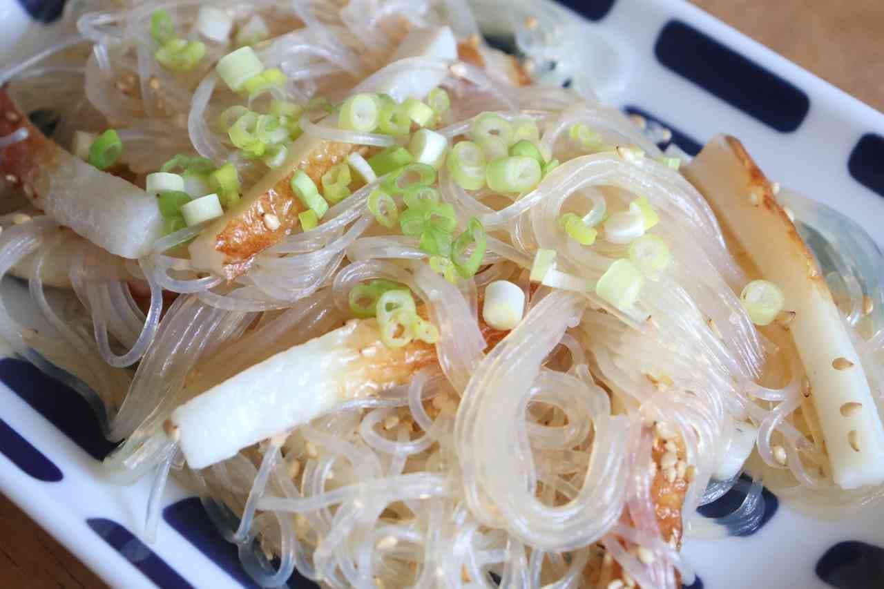 Recipe for Chikuwa Harusame Salad