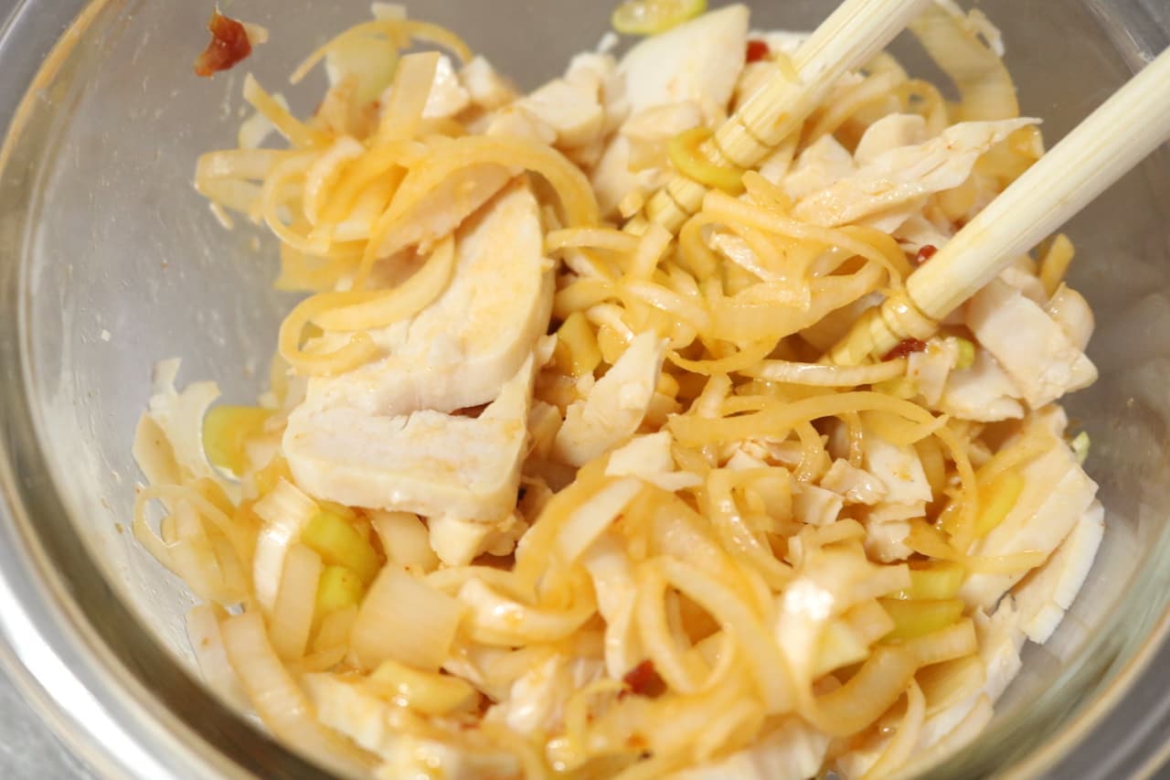 Recipe "Salad Chicken Yukke Style