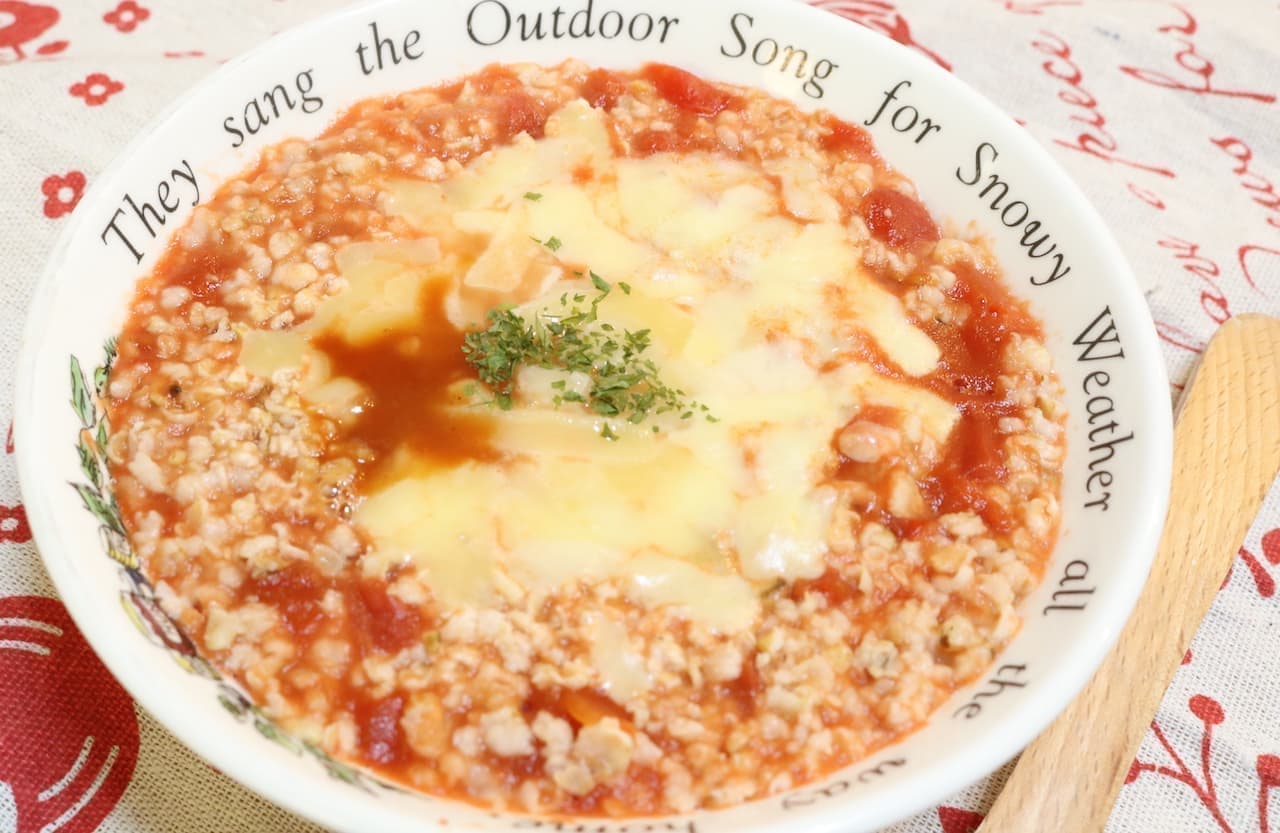 Recipe for Oatmeal Tomato Risotto