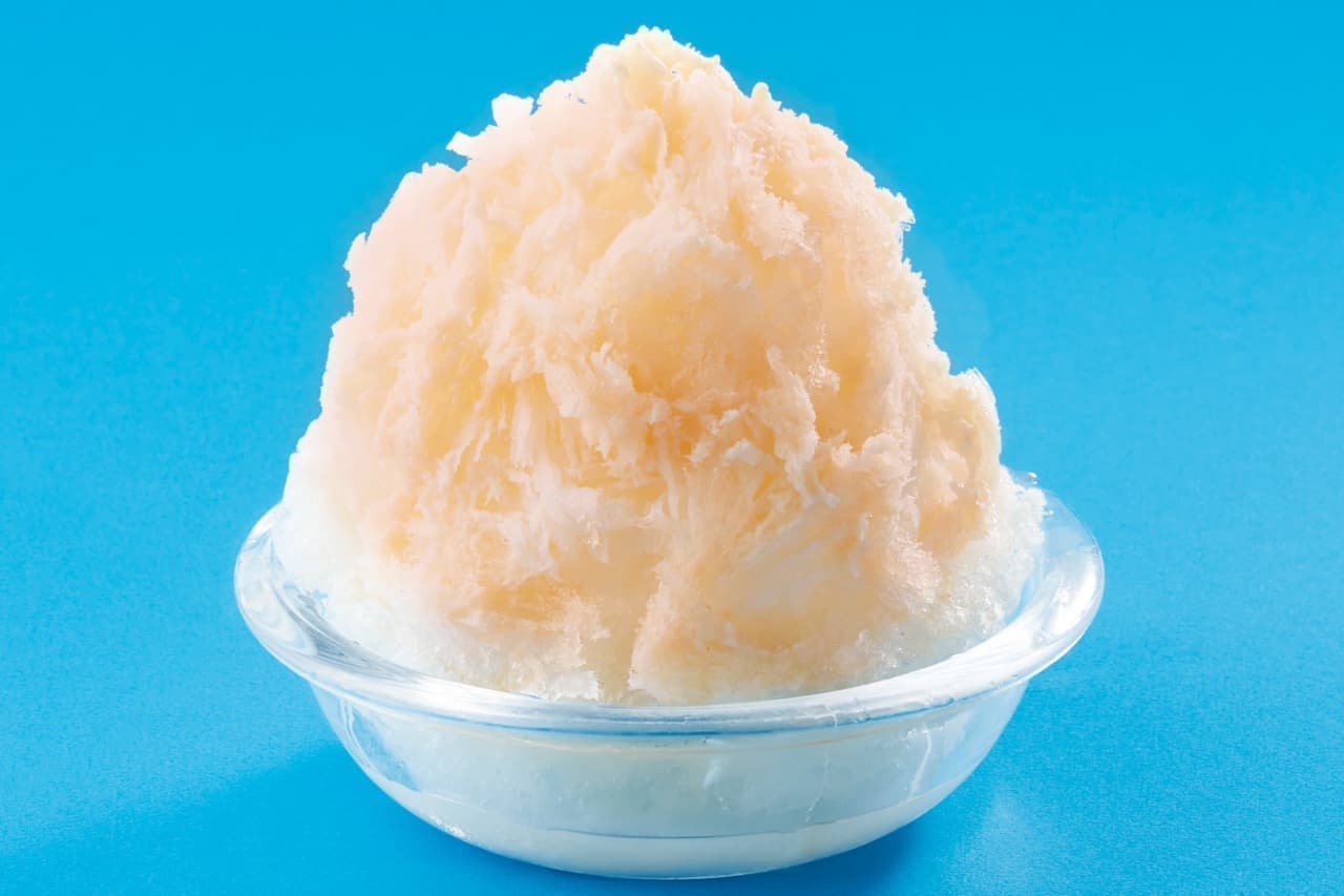Joyful "Shaved ice miruku, Yamanashi white peach