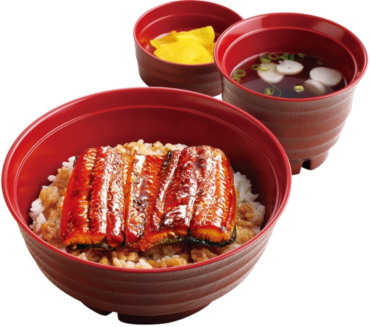 Joyful "Eel bowl (with soup and pickles)