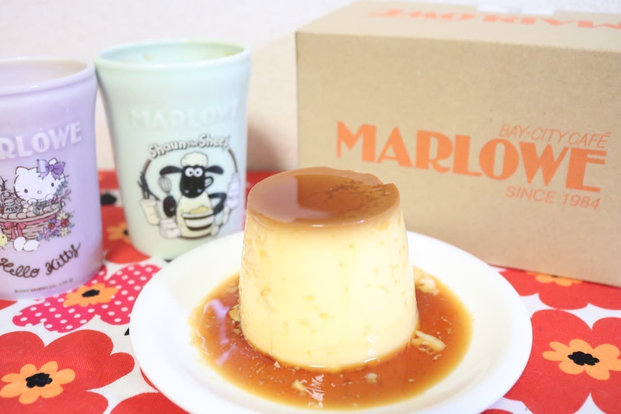 Marlowe "Hello Kitty Pudding Vol. 1" and "Sheep's Shaun Pottery Pudding" - thick pudding in cute cups