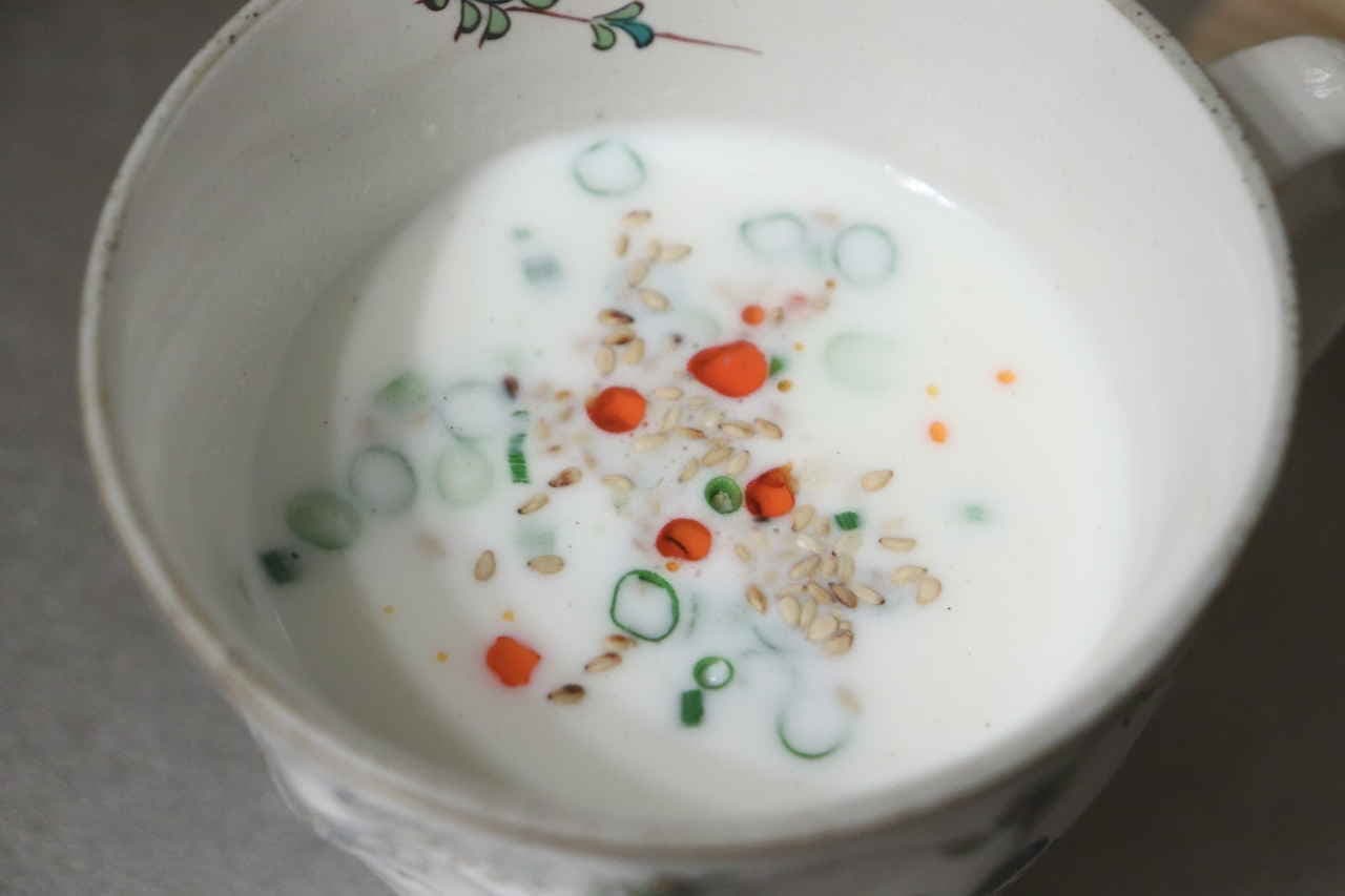 「坦々ミルクスープ」のレシピ