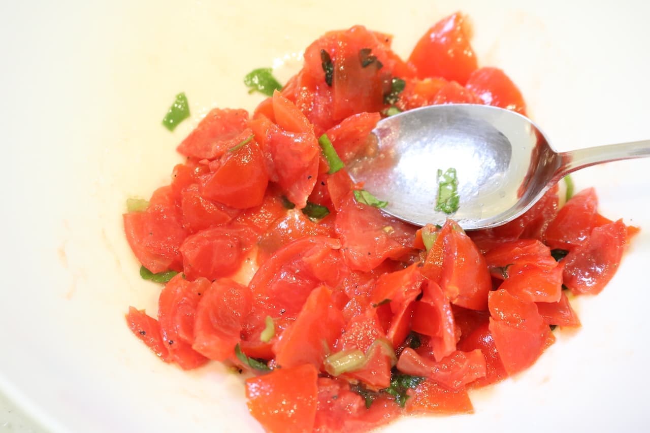 Recipe for Bruschetta with Cherry Tomatoes