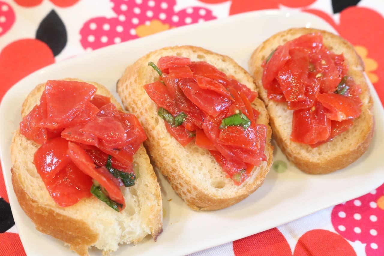 Recipe for Bruschetta with Cherry Tomatoes