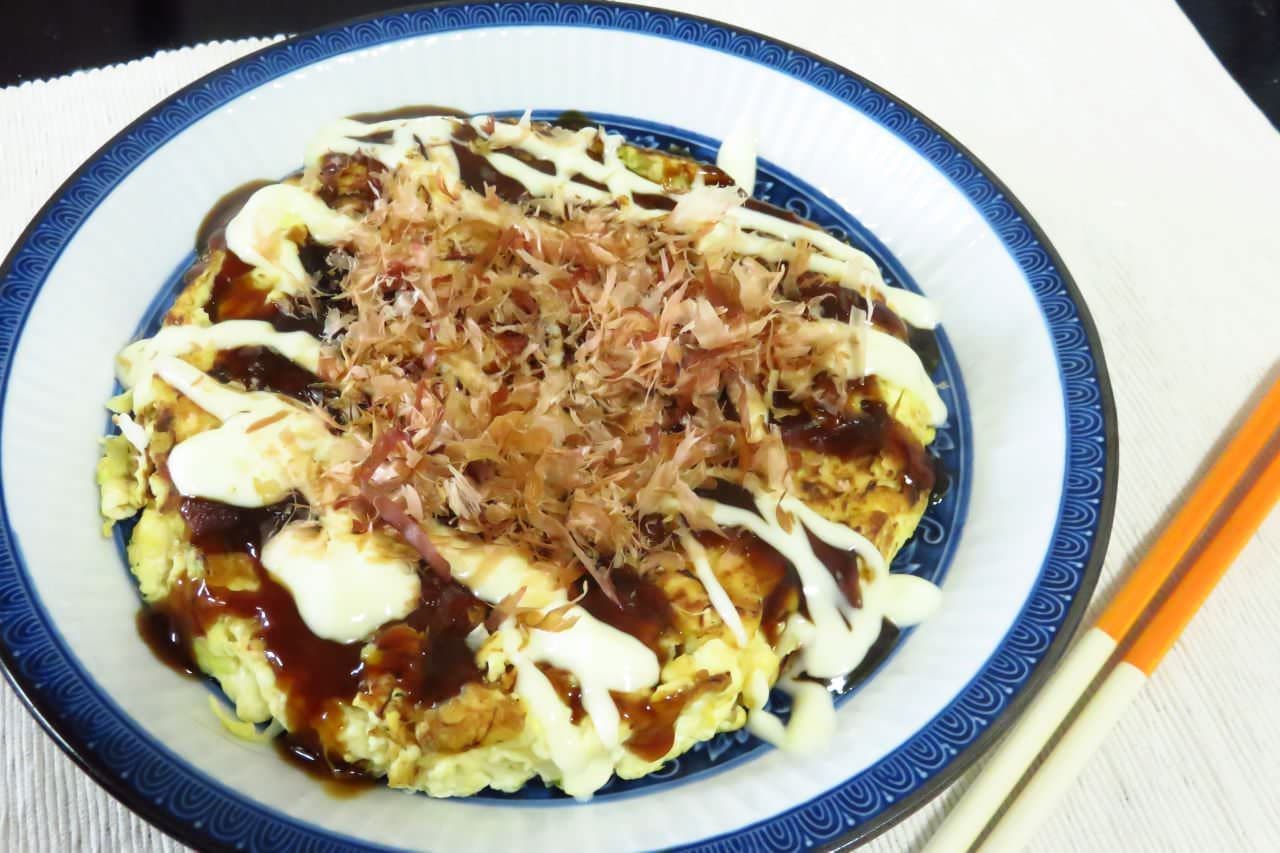Low carbohydrate recipe "Tofu Okonomiyaki