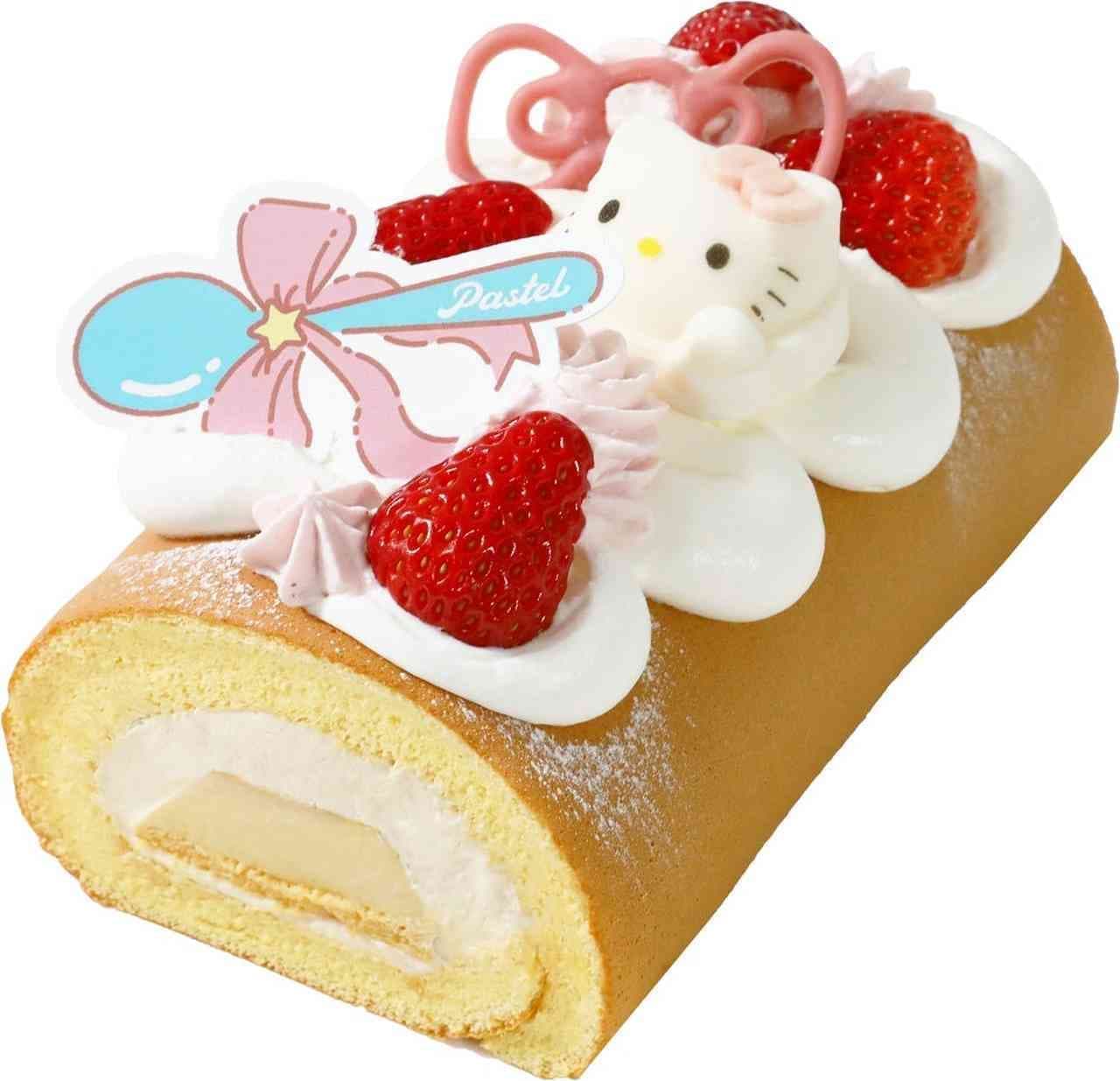 Pastel "Hello Kitty Ribbon Pudding Roll
