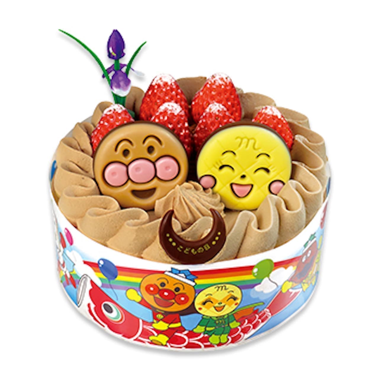Fujiya "Soreike! Anpanman Strawberry Chocolate Shortcake".