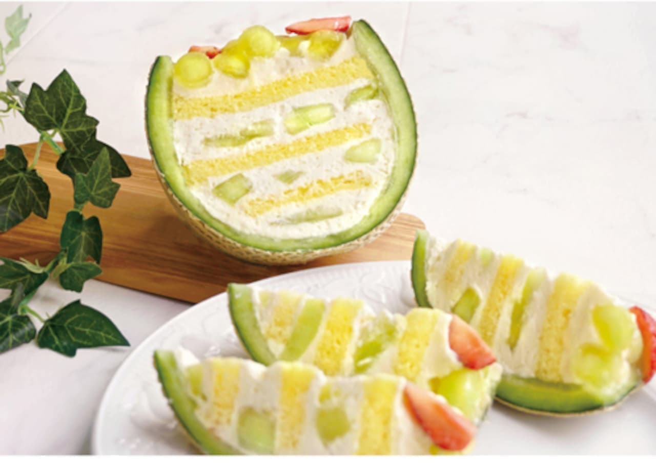Seijo Ishii "Kochi muskmelon 'Princess Nina' Coco Melon Cake".
