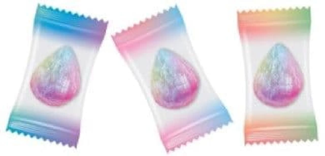 Kanro "Nijiro no Ame" (candy in rainbow colors)