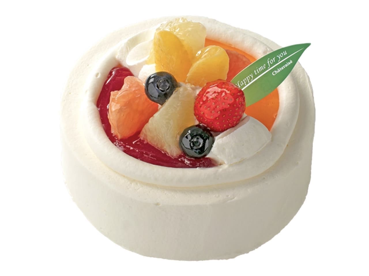 Chateraise "Strawberry and Citrus Soufflé Cheese Decoration
