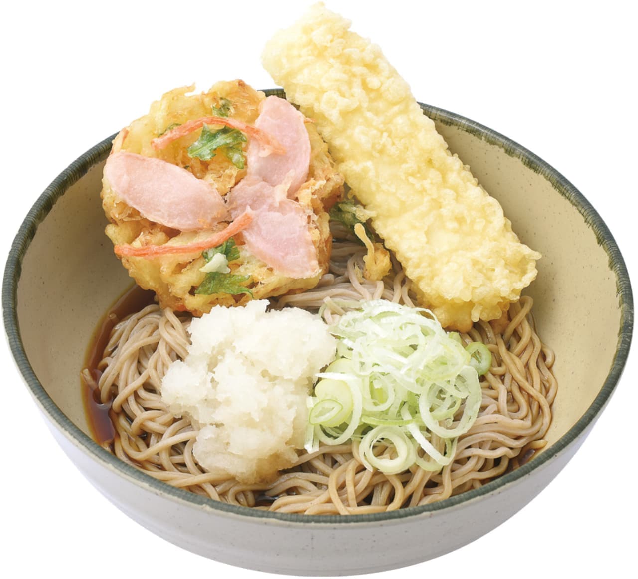 Hakone Soba "Mini Kakiage-ten of Fresh Ginger and Ika-ten (Soba/Udon)" and other summer-only menus