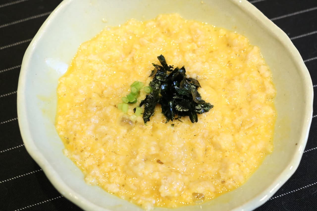 Easy recipe "Oatmeal over egg rice
