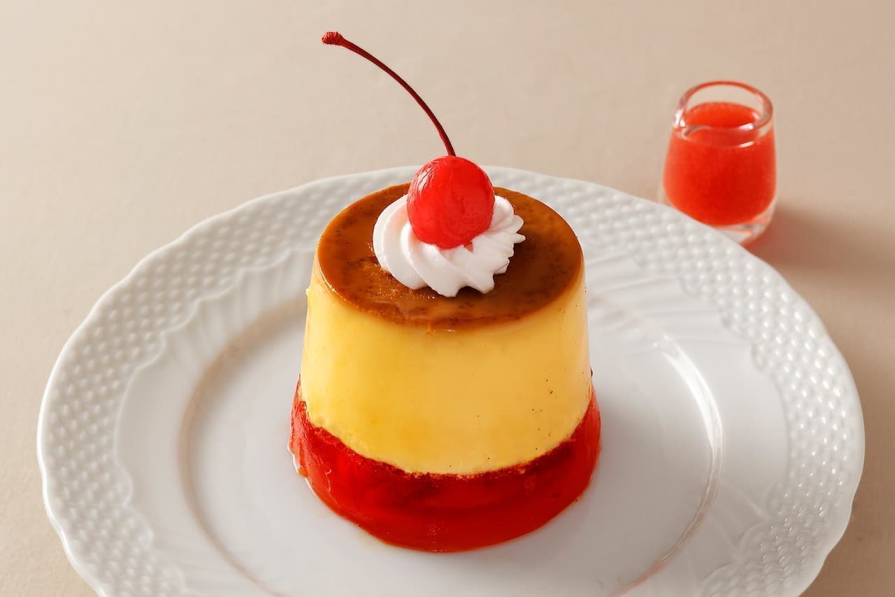 In love with pudding "Cherry Retro Pudding"
