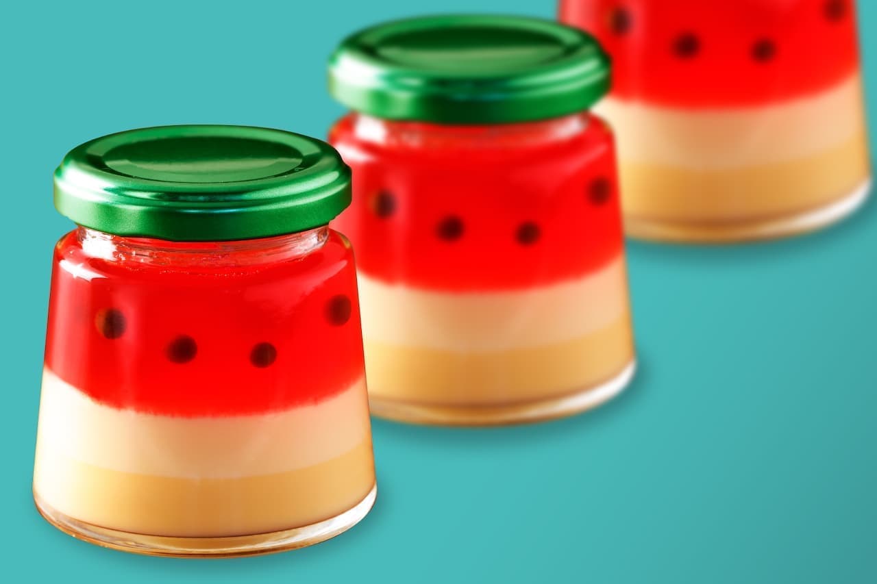 In love with pudding, "King of Summer Watermelon Pudding"
