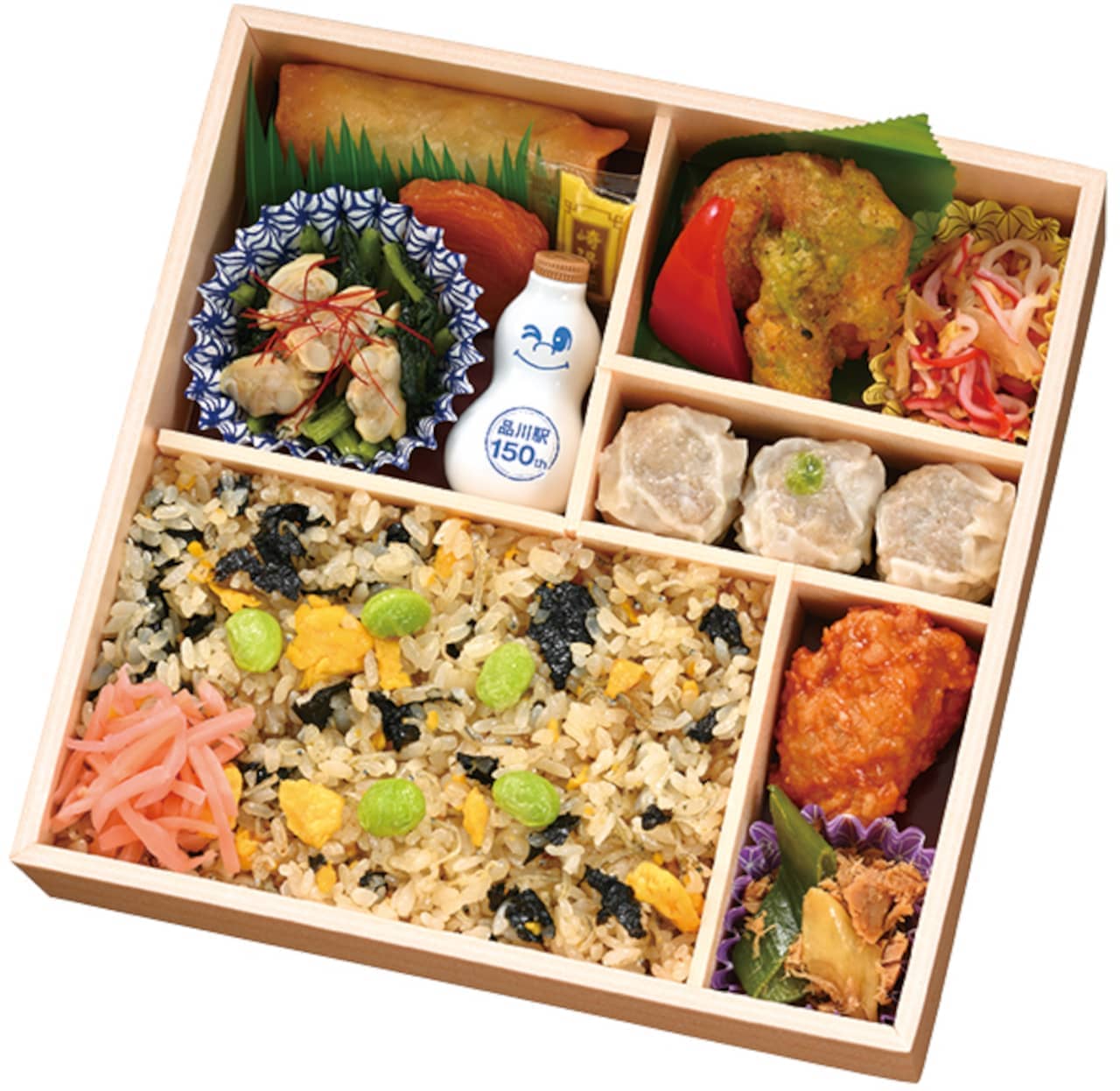 Sakiyo-ken "Shinagawa Station 150th Anniversary Commemorative Lunch Box".