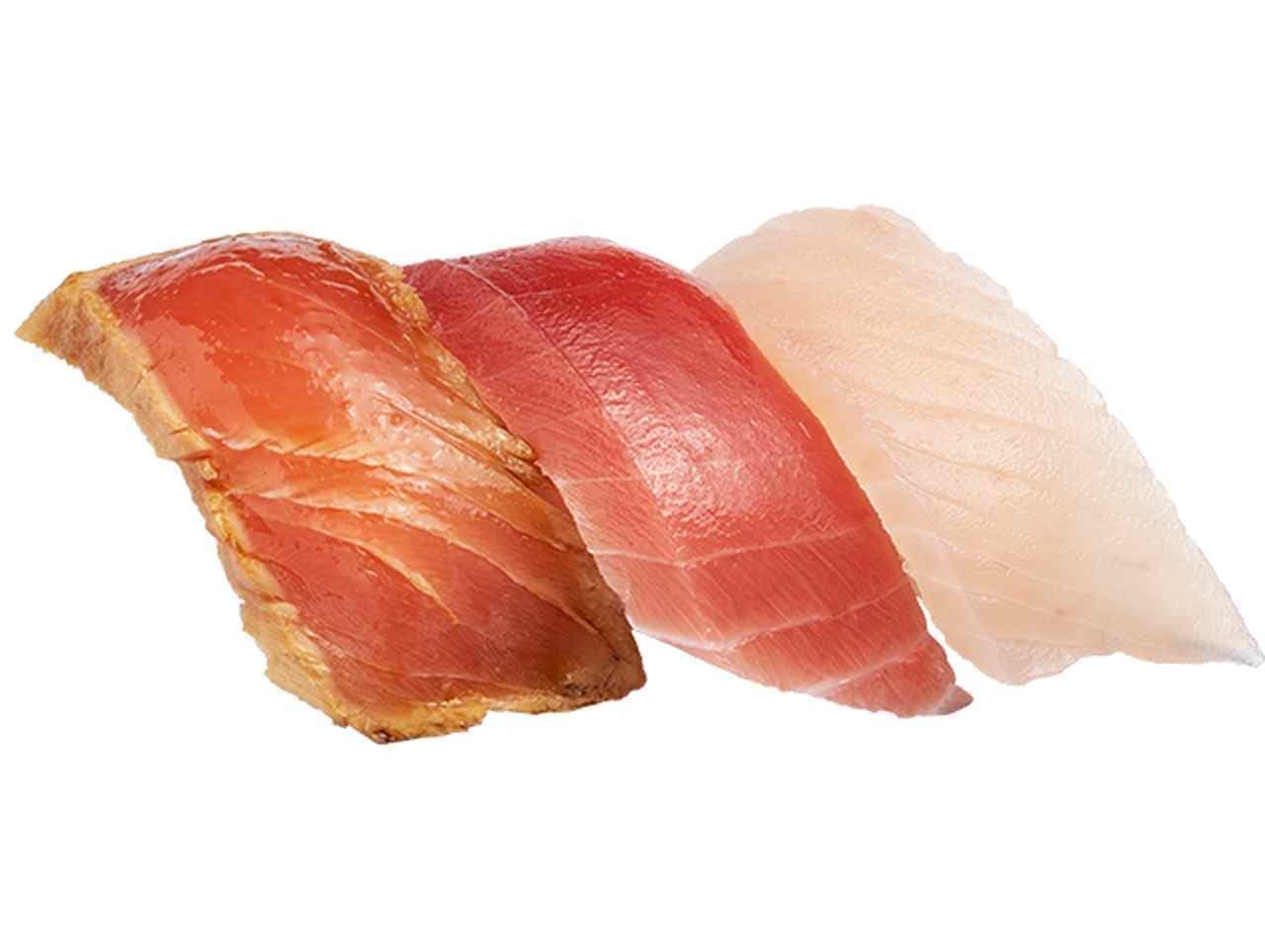 Kappa Sushi "Three kinds of tuna