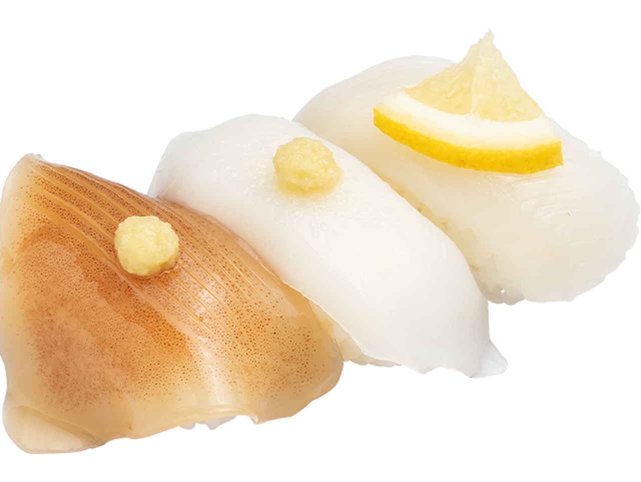 Kappa Sushi "Squid Triple Platter