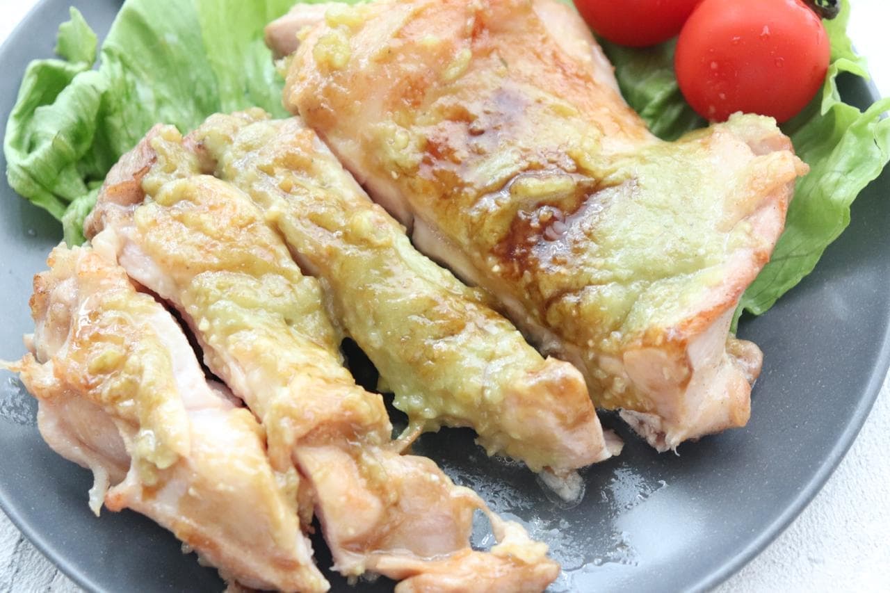 Chicken grilled with wasabi
