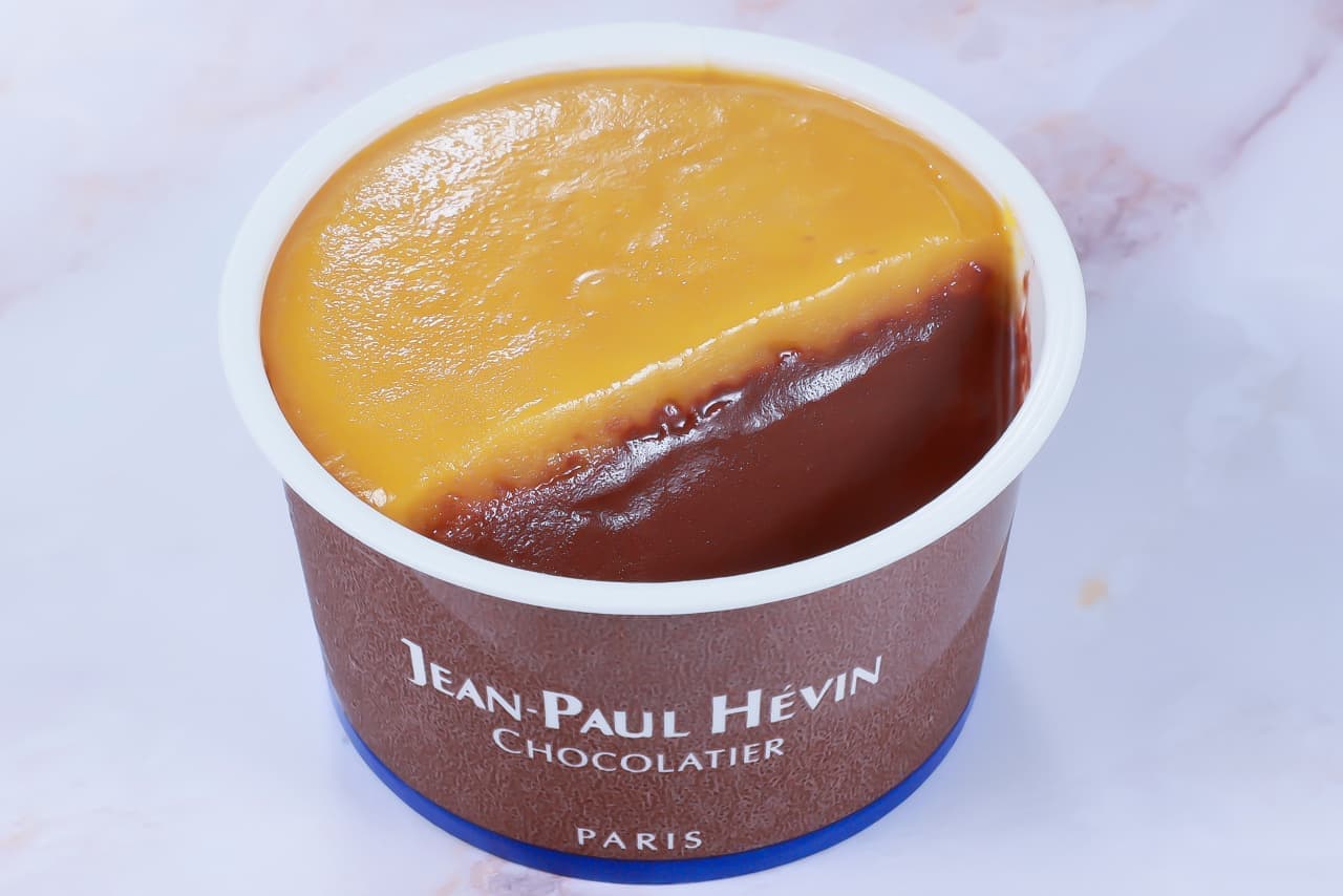 Jean-Paul Evan "Glass au chocolat fraiche rouge" and "Sorbet cacao exotic