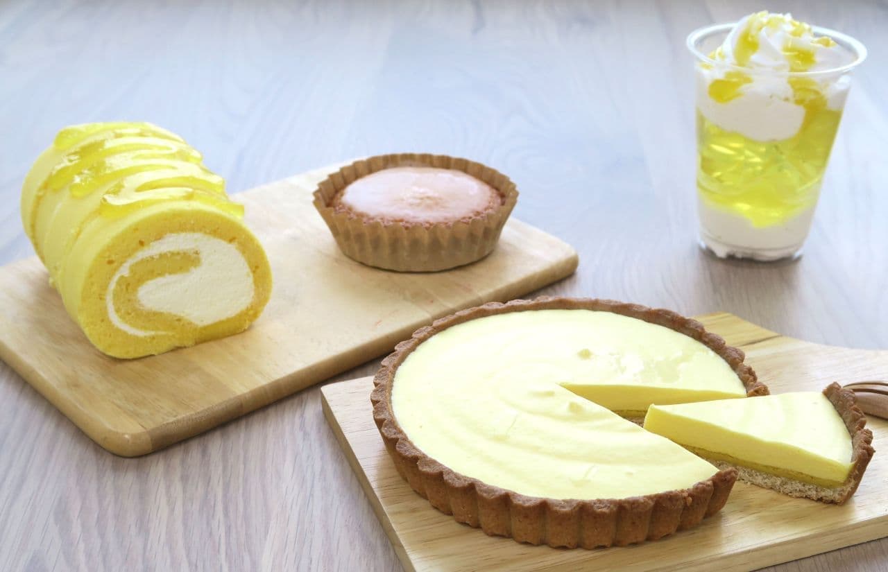 Original Lemon Cake", "Original Lemonade Parfait" and "Summer Lemonade Tart" supervised by Lemonade by Lemonica