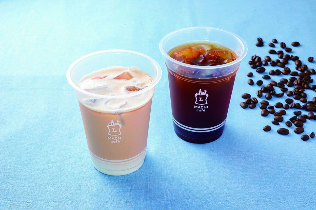 LAWSON Machicafe "Iced Coffee" and "Iced Cafe Latte