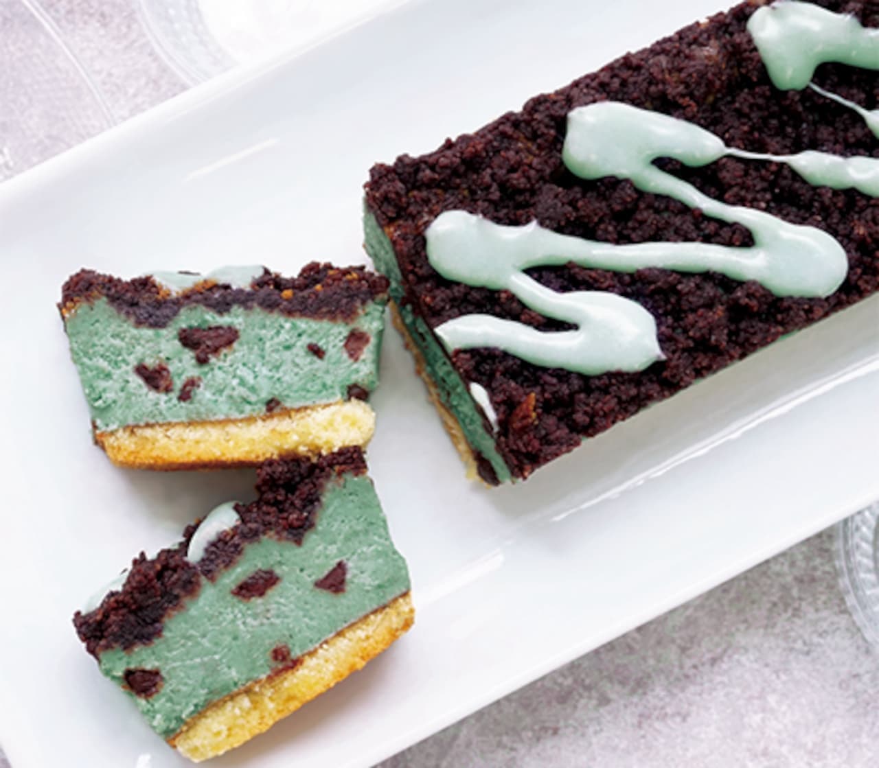Seijo Ishii "Choco Mint Cheesecake with Japanese Mint Leaf Paste