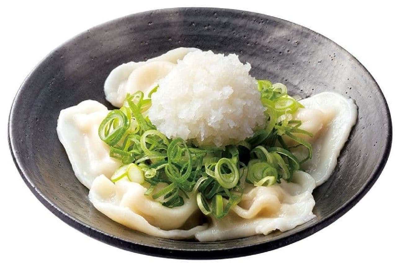 Hamazushi "Purumochi Dumpling with grated radish".