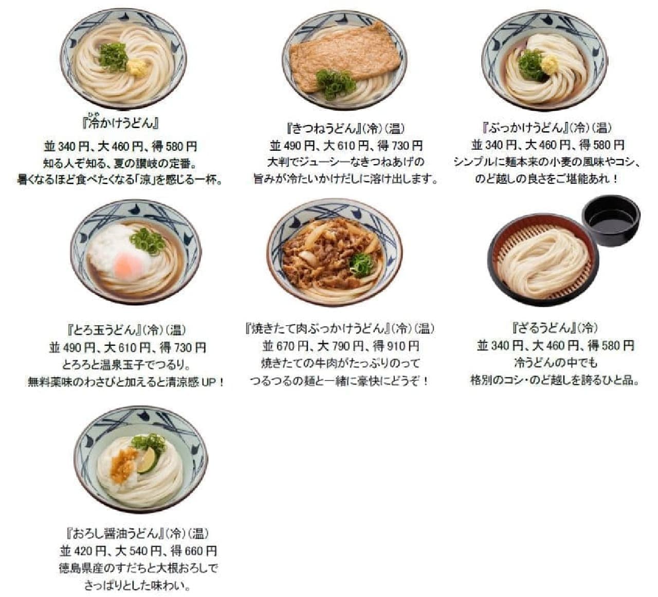 Marugame Seimen's classic cold udon