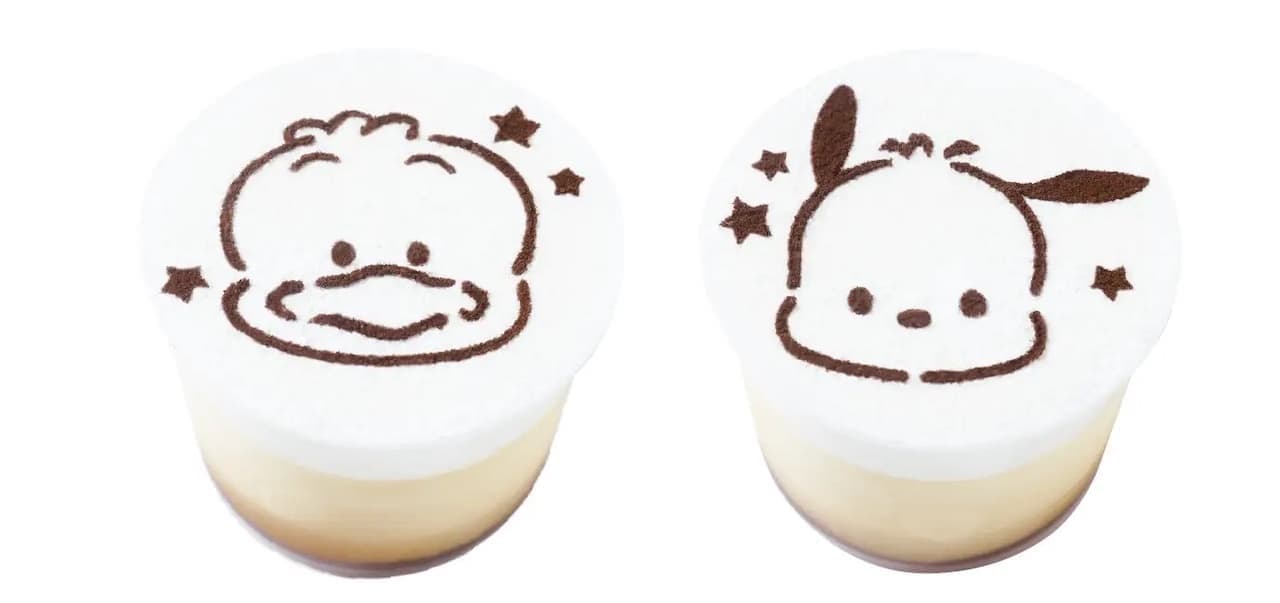 Pastel "Peckle the Duck's Mini Puddings" and "Pochacco's Mini Puddings