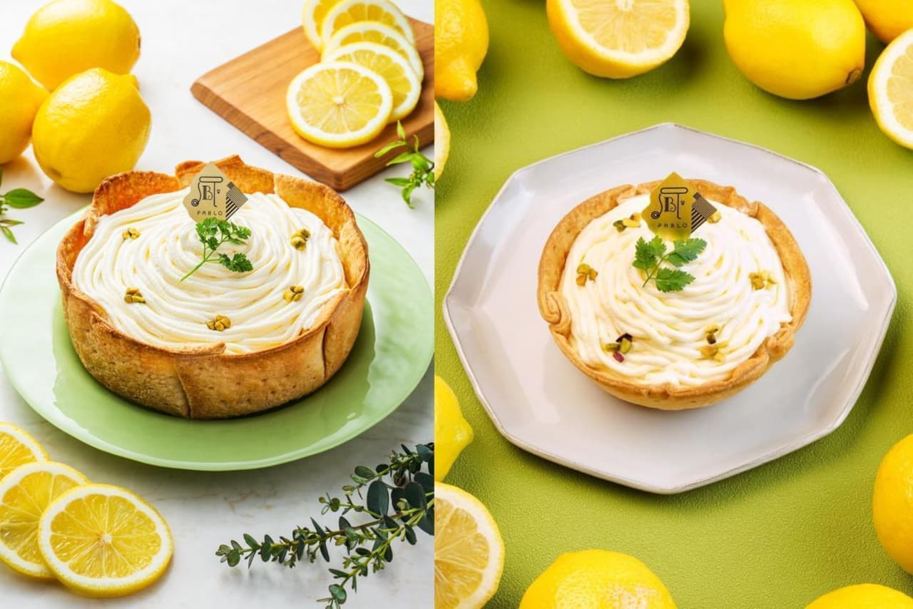 PABLO "Cheese Tart with Lemon Custard" and "Cheese Tart with Lemon Custard Small Size