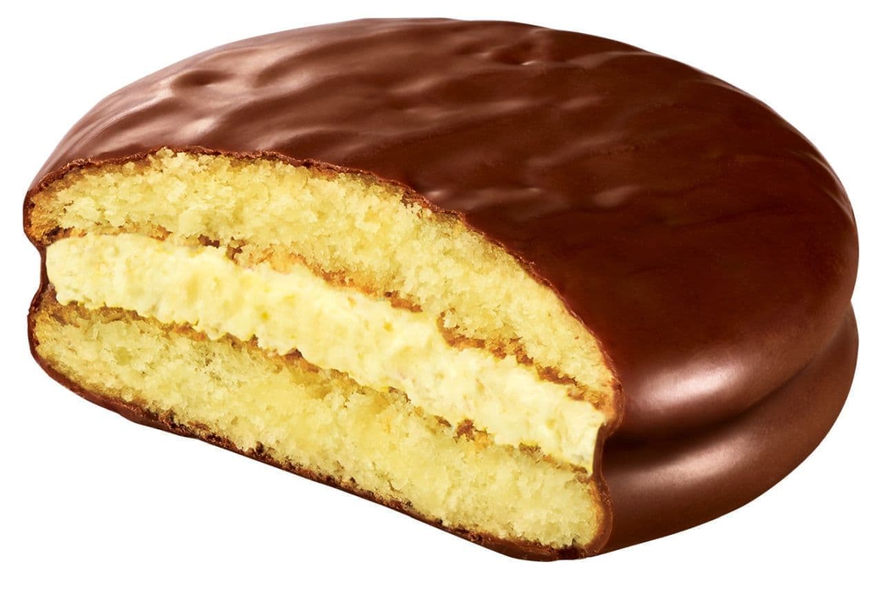 ロッテ「チョコパイ＜レモンとカスタードクリームのプチシューケーキ＞」