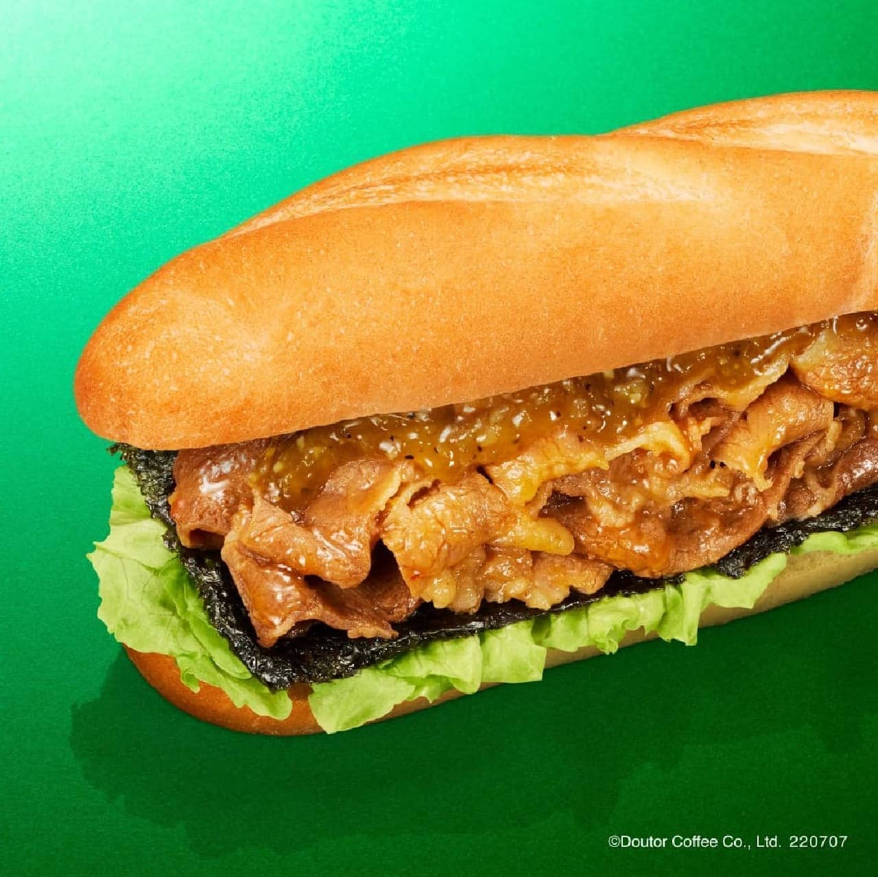 Doutor "Limited Time Milano Sandwich - Beef Kalbi with Jalapeno Sauce