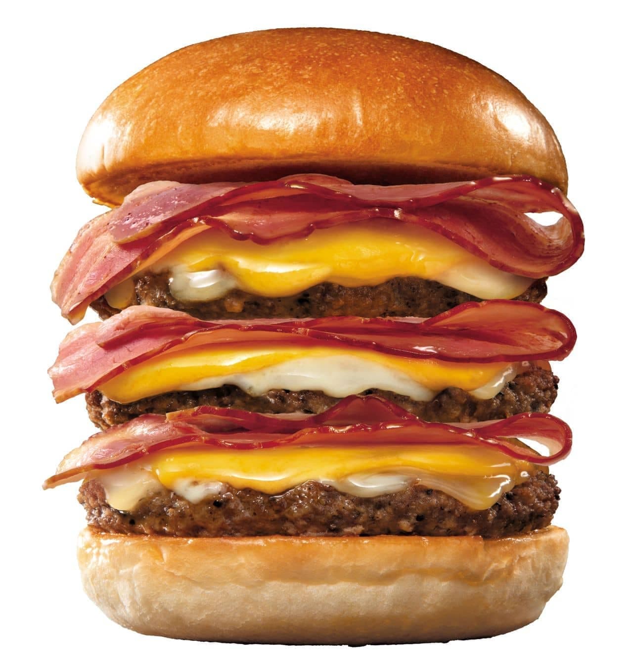 Lotteria "Triple Bacon Triple Excellent Cheeseburger".