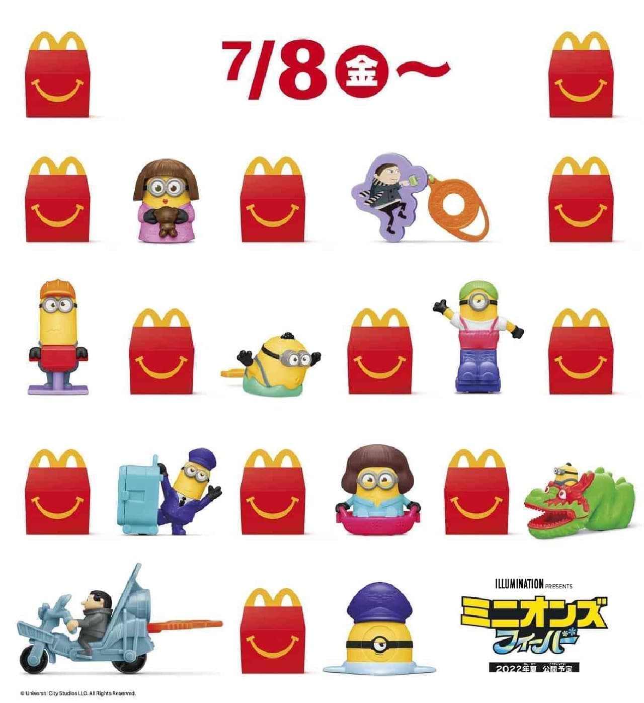 McDonald's Happy Set "Minions Fever
