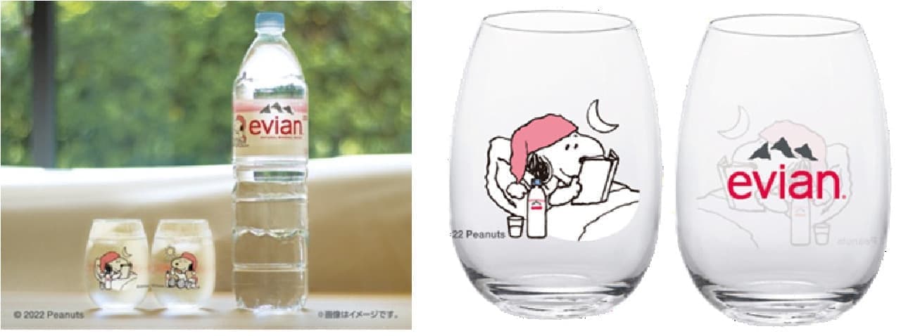 Evian" Snoopy Design Bottle Present