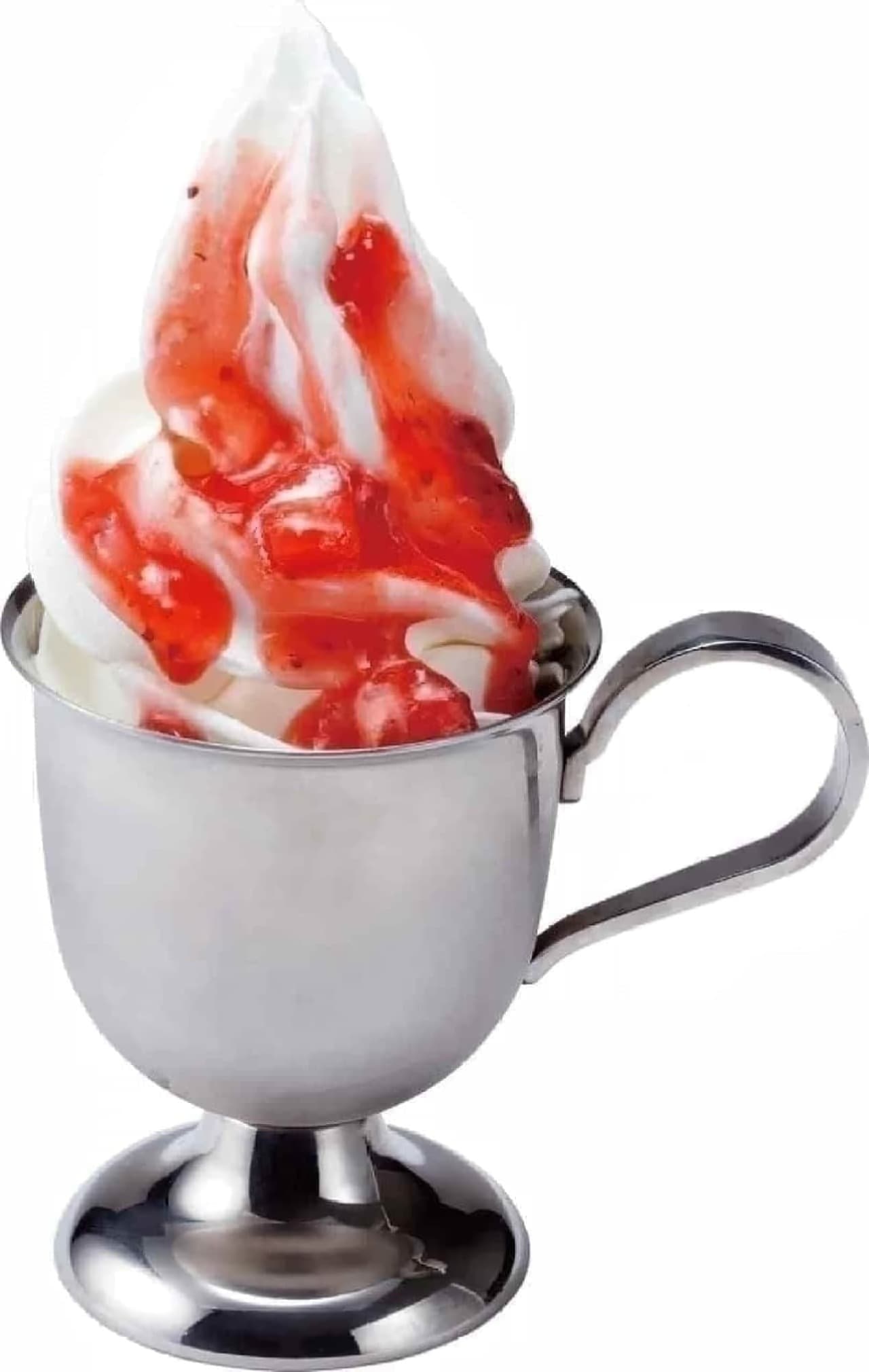 BIKKURI DONKEY "Hokkaido Soft Serve Ice Cream with Strawberry Sauce