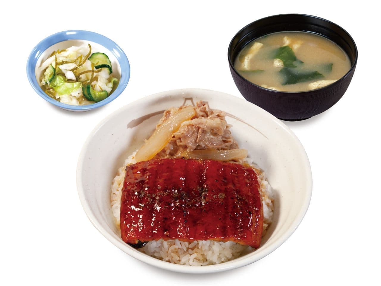 Matsuya "Eel combo beef rice